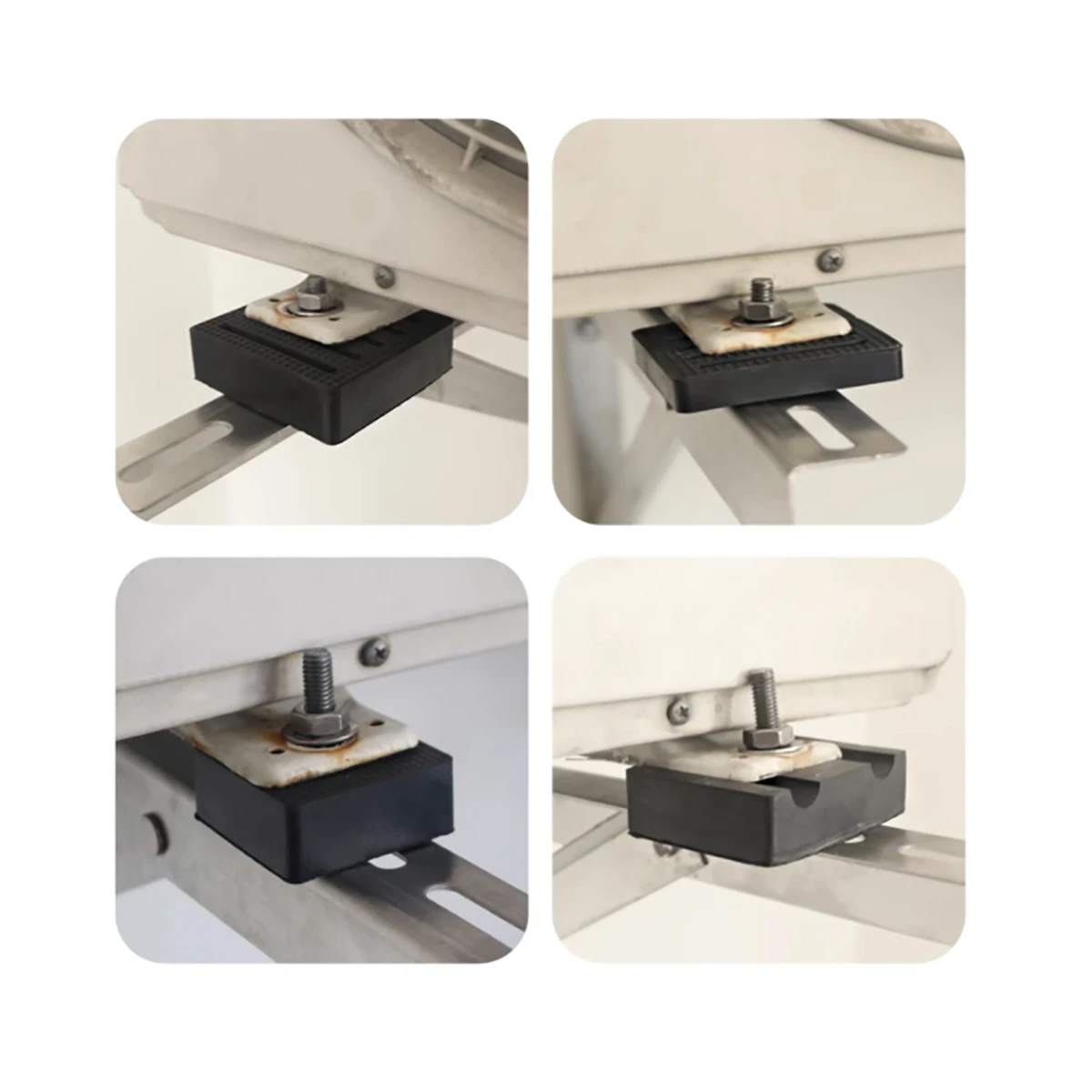 Rubber Shock Absorber Pad / Air Conditioning External Unit Support Soundproof Pad