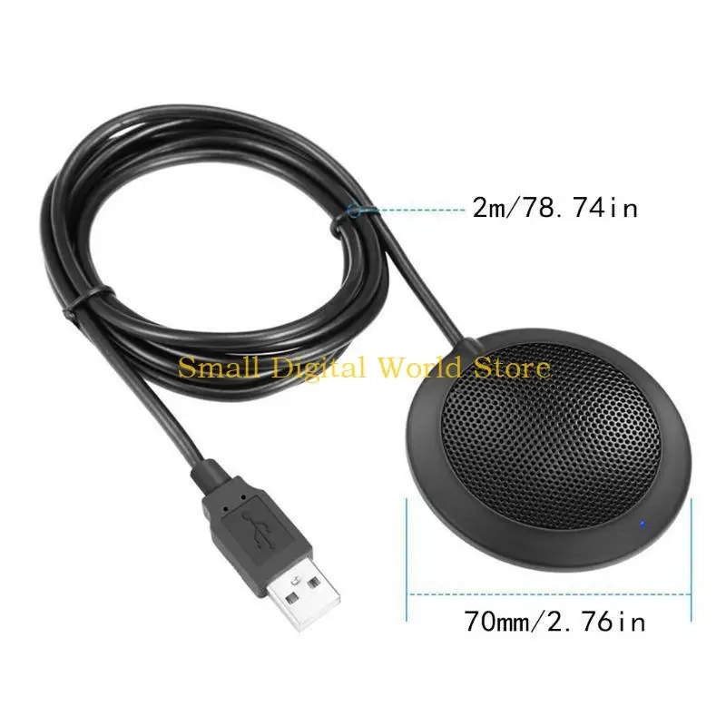 77UB Capacitor USB Microphone Desktop 360 Degrees Pickup Game Voice Computer