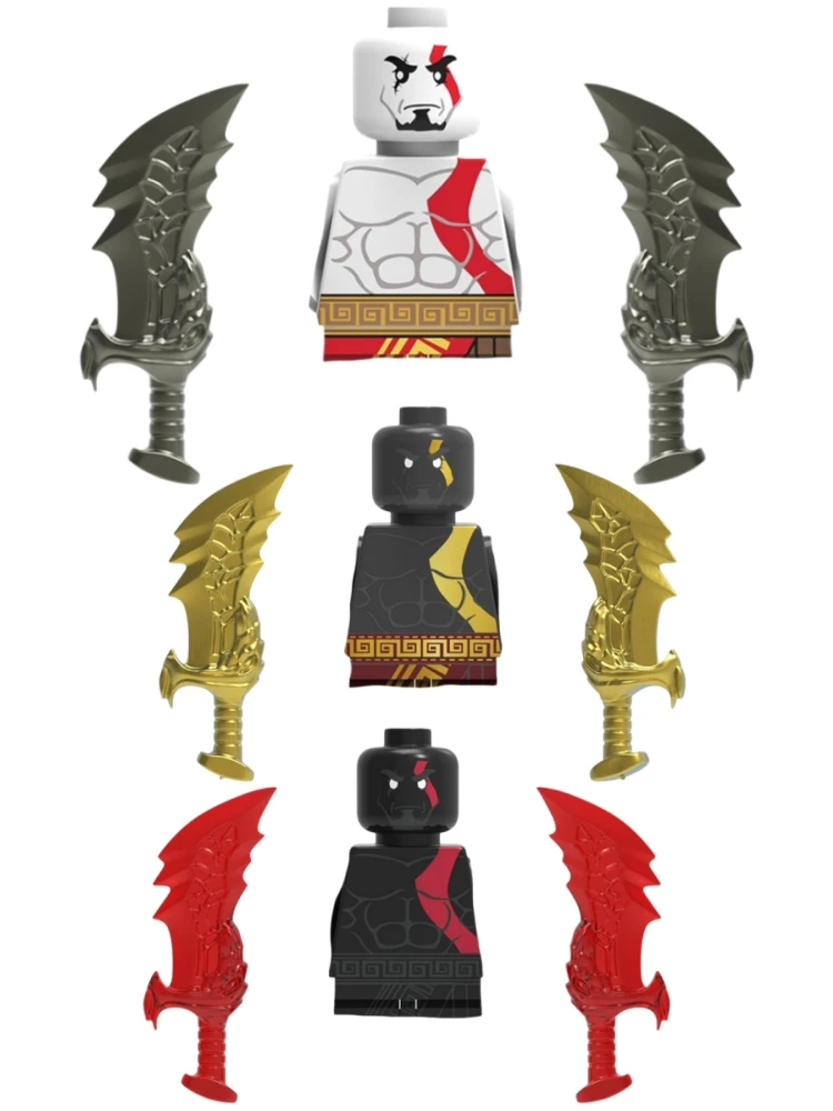 Nouveau jeu dieu de la guerre Kratos GERALT & CIRI figurine de construction Collection modèle jouets figurines d'action