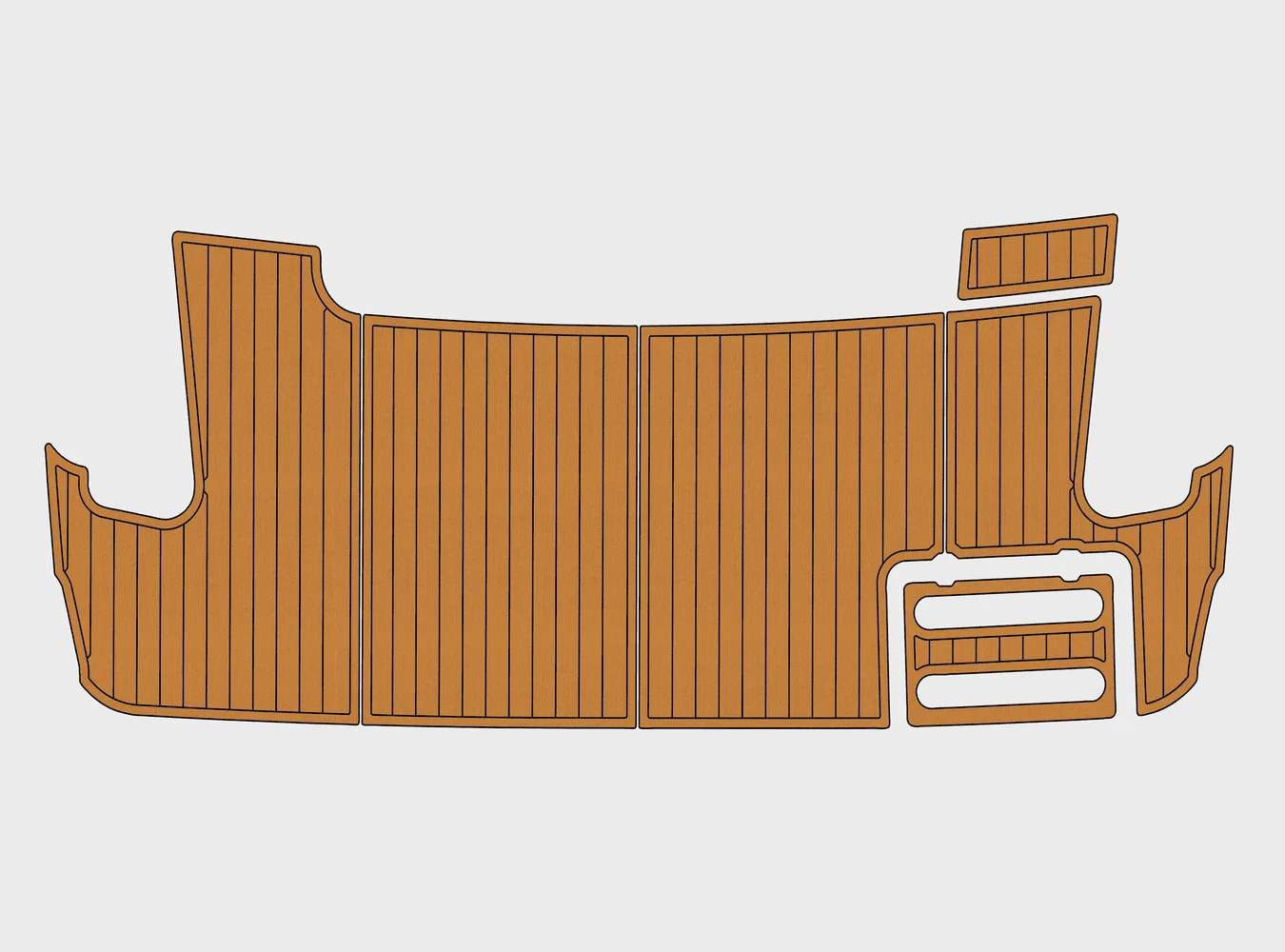 

2007-2011 Тиара 3900 Sovran 1/4 "6 мм Пена EVA Нескользящая ПВХ Тиковая настил морской Mat Adriek аква ковер Морской пол