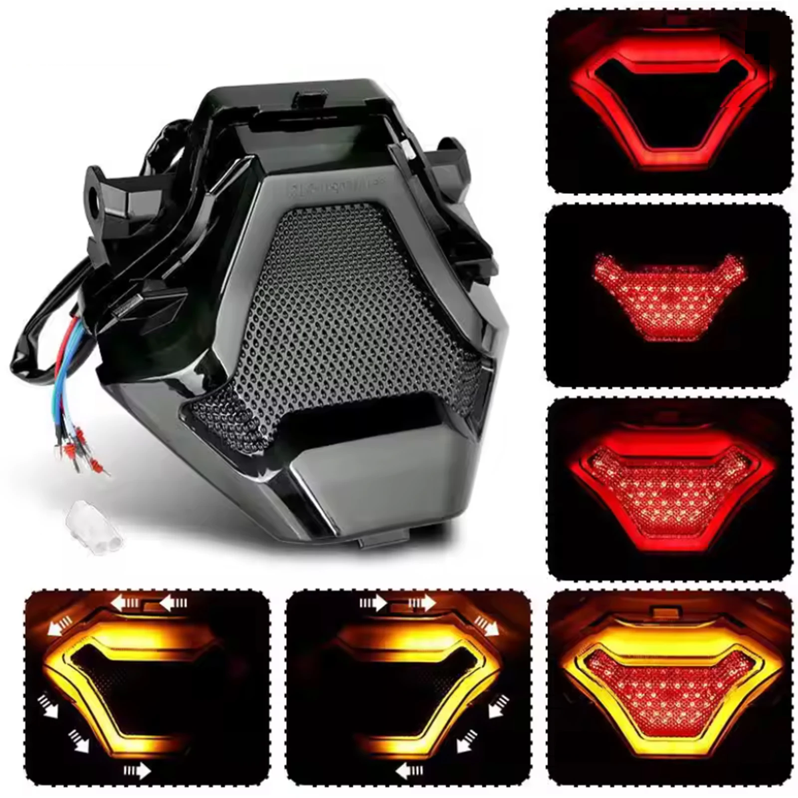 Feu arrière LED pour Moto, feu stop arrière, indicateur pour Yamaha MT03 MT25 2014-2020 R3 R25 2013-2020 MT07 2013-2017