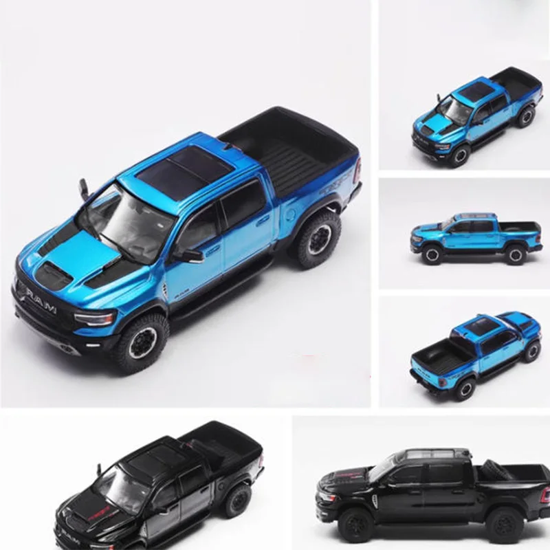 

Литой под давлением оригинальный масштаб 1:64 RAM Pickup моделирование сплава модель автомобиля статический дисплей Коллекционная игрушка подарок сувенирное украшение