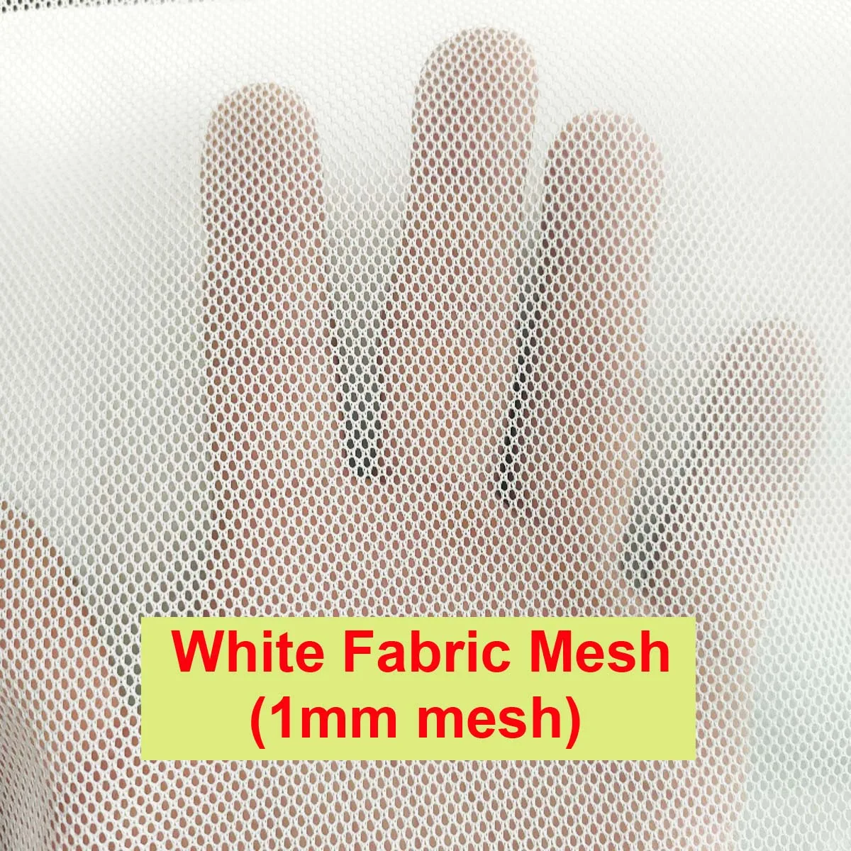 

1mm Hex Hole Mesh Fabric-White Nylon Fishing Net Mesh,Anti Bird Netting Insect Mesh,Garden Fruit Crops Protective Fabric Mesh