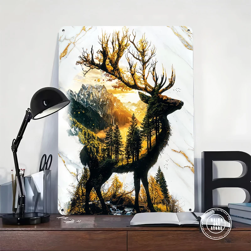 Verdant Monarch of the Golden Grove Tin Poster Customized Wall Art Retro Vintage Metal Signs for Fans Room Bar Accessories House