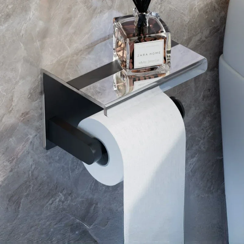 aluminum-alloy-roll-paper-holder-wall-mount-paper-rack-bathroom-gold-plated-toilet-paper-storage-shelf-bathroom-accessories