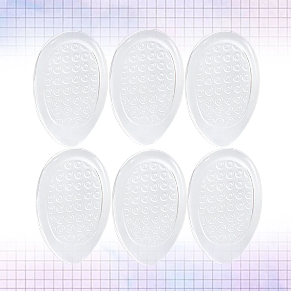 

3 Pairs Transparent Gel Heel Pads Comfortable Shoe Cushion Plantar Care for Women Girls Ladies Heel Cushion