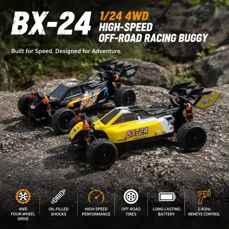 ZD Racing BX-24 1/24 4WD Brushless RC Buggy RTR Racing Car Aluminum Alloy Chassis High Speed Off Road Monster Truck view 6