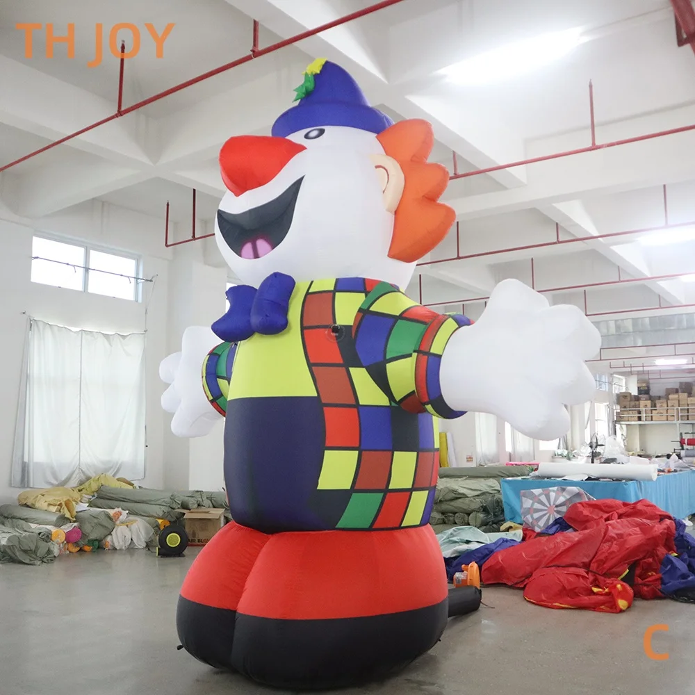 迅速な航空便配送 4m インフレータブルピエロ漫画 広告用 インフレータブルピエロマスコット イベント用