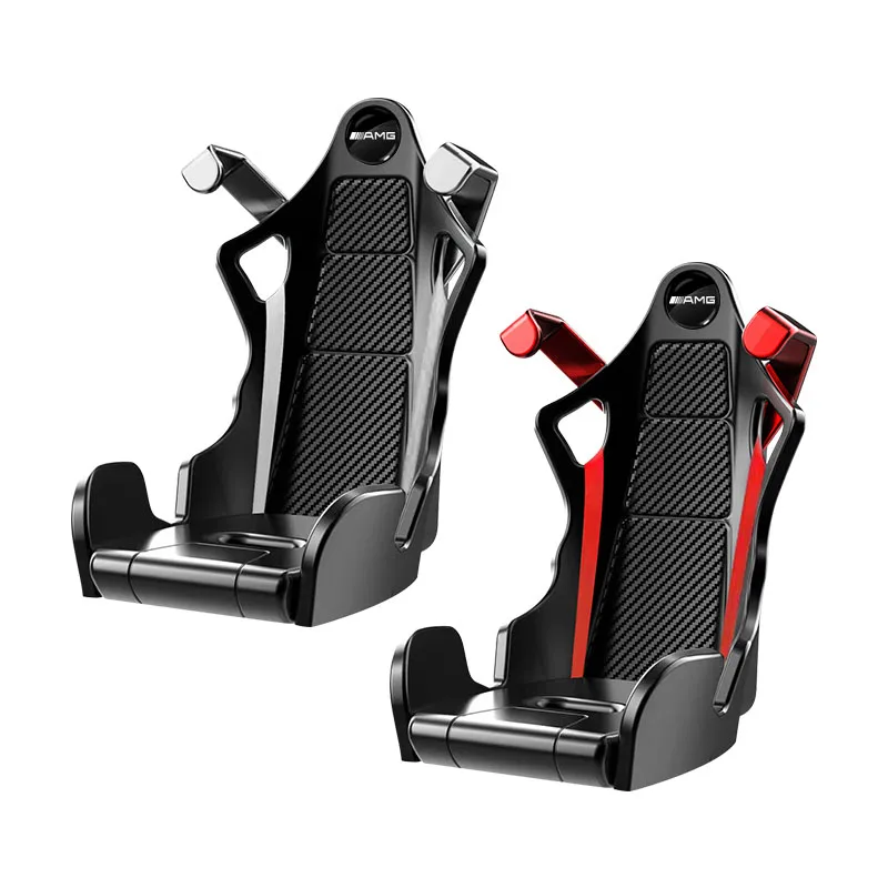 Racing Seat Shape Car Air Outlet Mount Shockproof Car Phone Holder Stand Emblems For Mercedes Benz AMG W204 W213 W205 W211