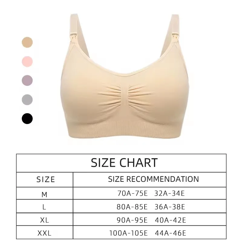 Maternity Bras Double Layer Seamless Bra Pregnancy Clothes Prevent Sagging Breastfeeding Women's Breathable lactancia Bra