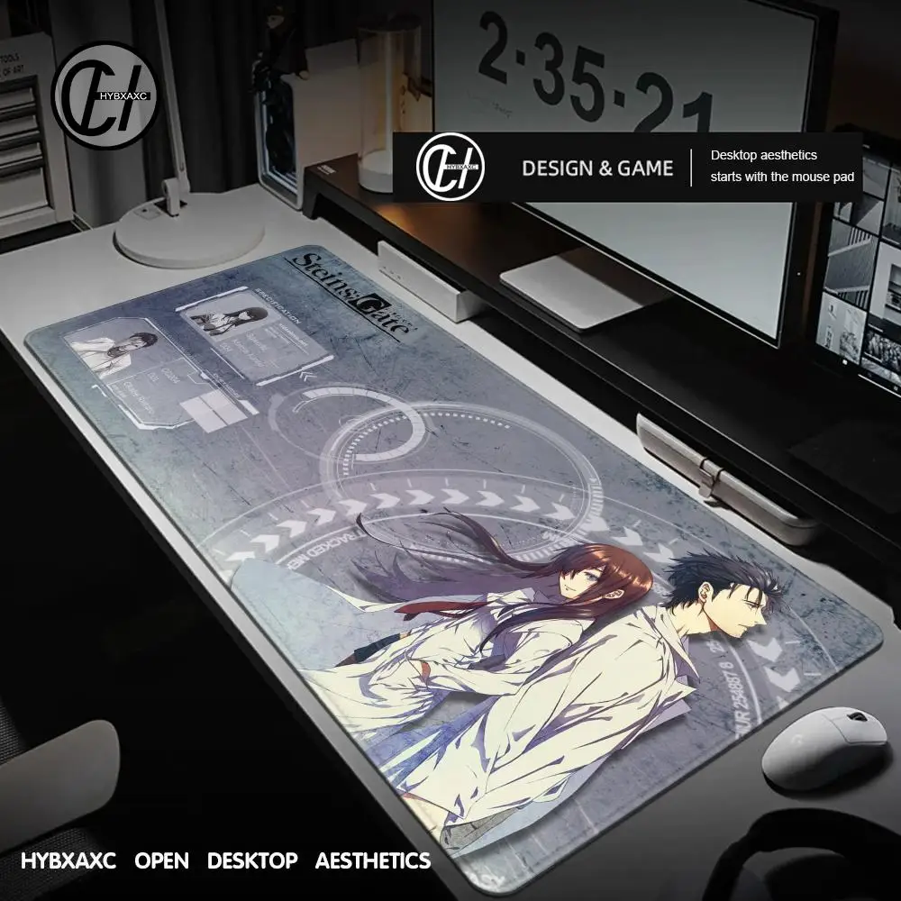 

Коврик для мыши Steins Gate, геймерский коврик, большой игровой коврик для мыши XL, коврик для мыши, коврик для клавиатуры, настольный коврик, коврик для мыши, коврик для компьютера, ноутбука