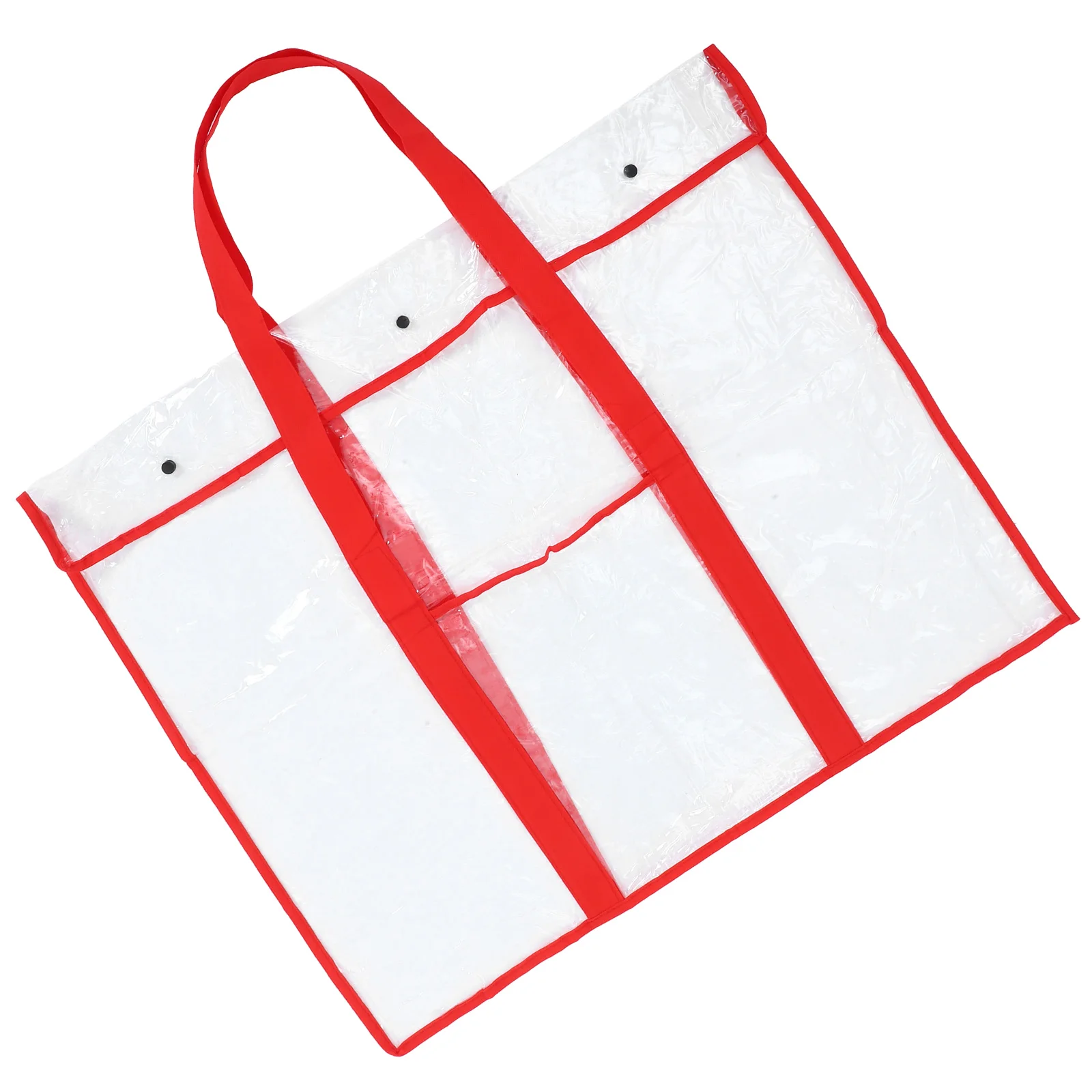 

Drawing Board Bag PVC Transparent Storage for Artwork Portfolio Case Clear Tote Waterproof Plastic Bags Poster ganizer
