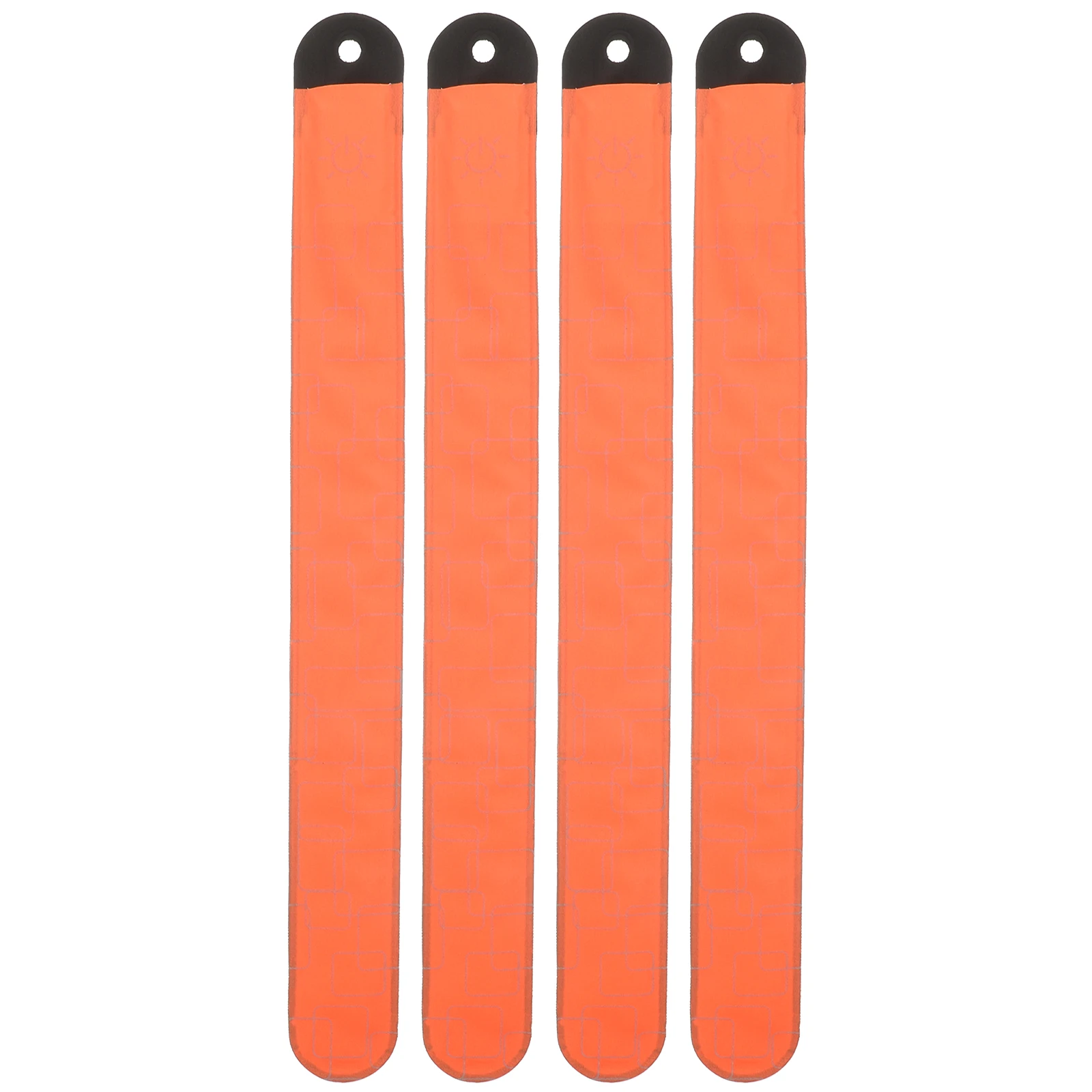

4 Pcs LED Horse Ankle Strap Jogging Lights for Night Running Arm Band Fashing Glow The Dark Slap Bracelets Jewelry