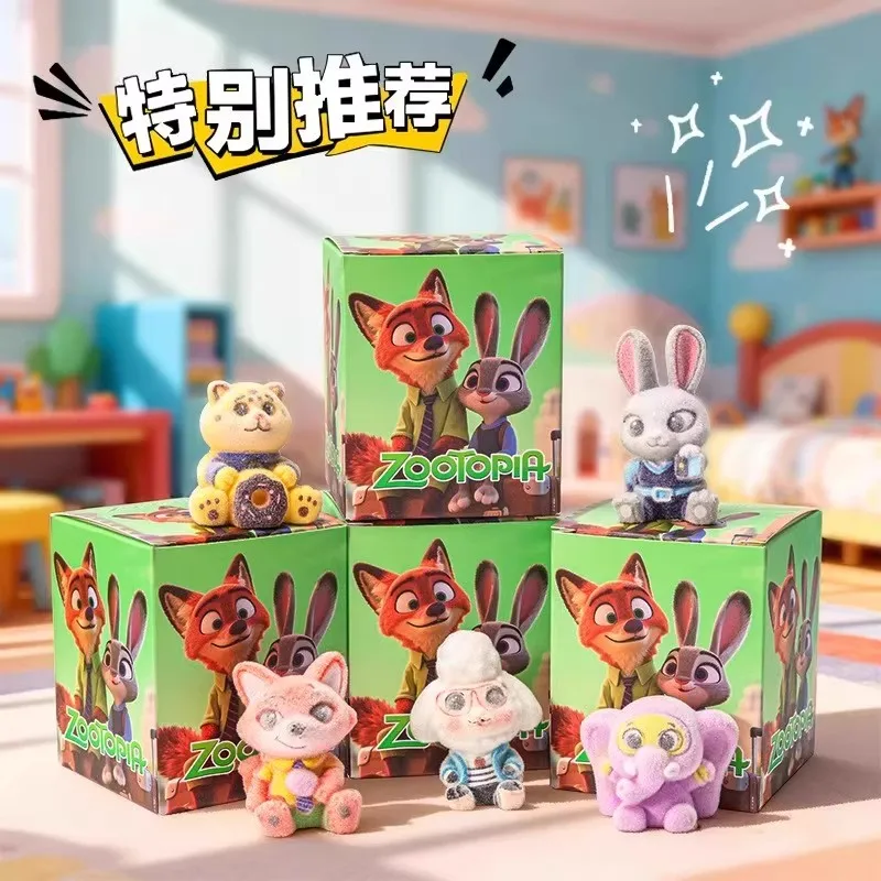 12 قطعة Zootopia صندوق أعمى أرقام جودي هوبس نيك وايلد لطيف ألعاب حيوانات جمع نموذج هدية عيد ميلاد مجموعة صناديق غامضة #5