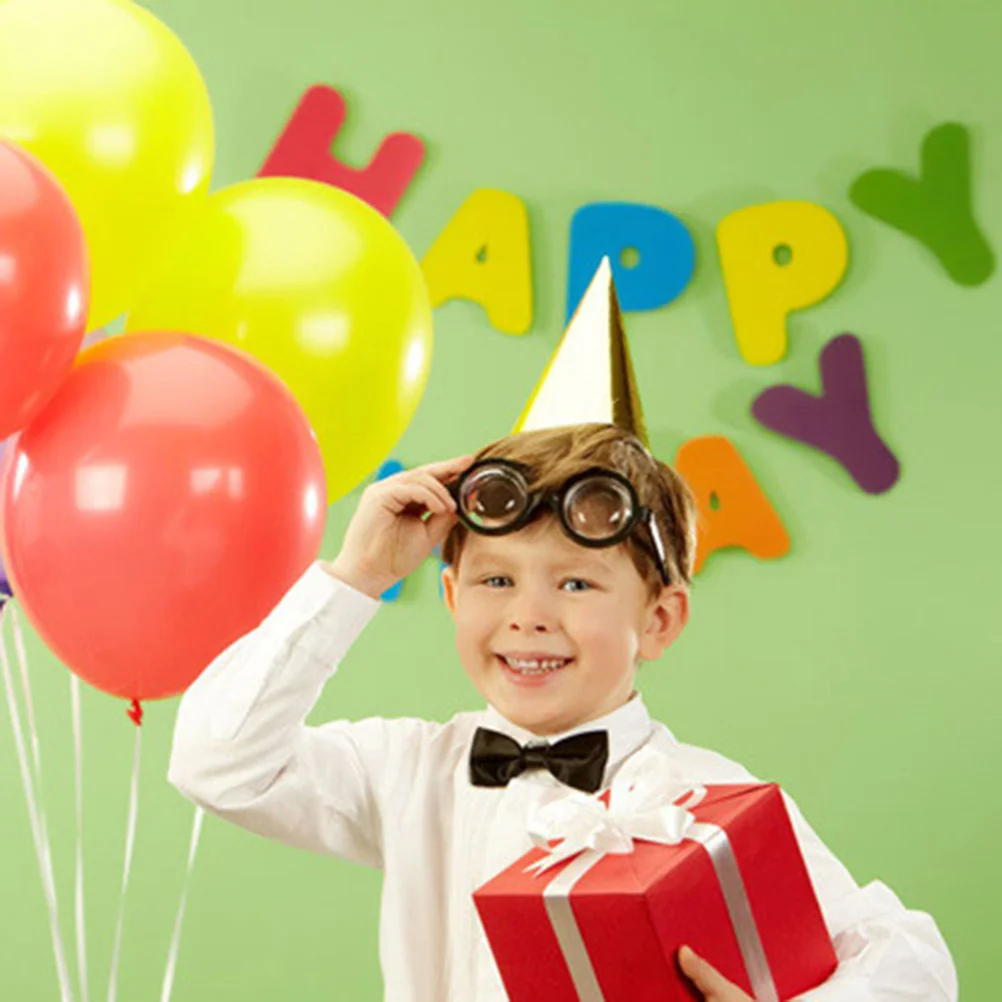 

18pcs Triangle Party Hats Glitter Finish Lace Trim Cone Hat For Birthday Festival Graduation Adults Party Favors