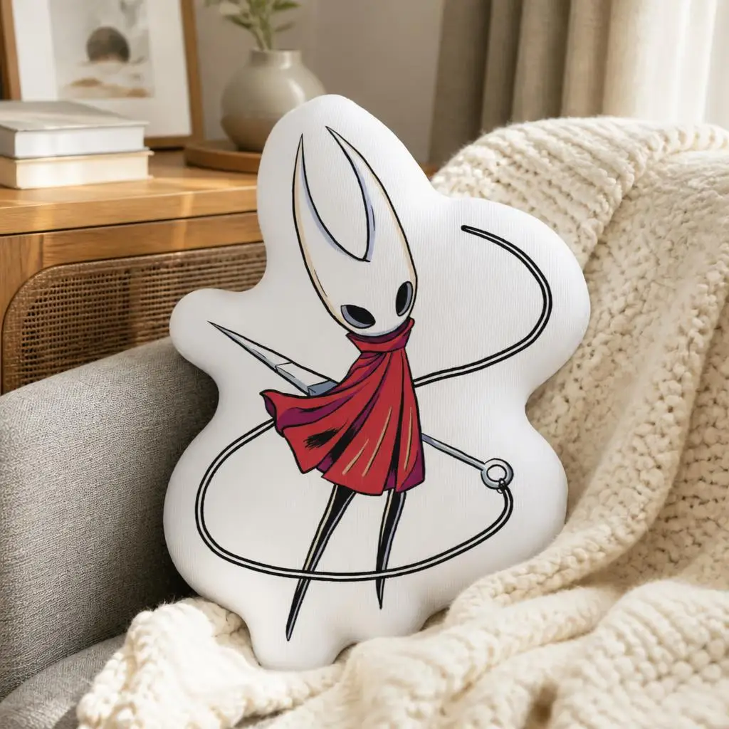 Hollows Knights Silksongs Plush Pillow Cushion Irregular Stuffed Throw Pillow Home Decor Gift Sofa Bed Couch