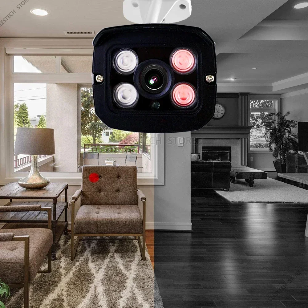 8MP High-quality Array Security CCTV AHD Camera 4in1 5MP 4MP Coaxial Digital outdoor Waterproof Ip66 Ircut Night Vision For Home