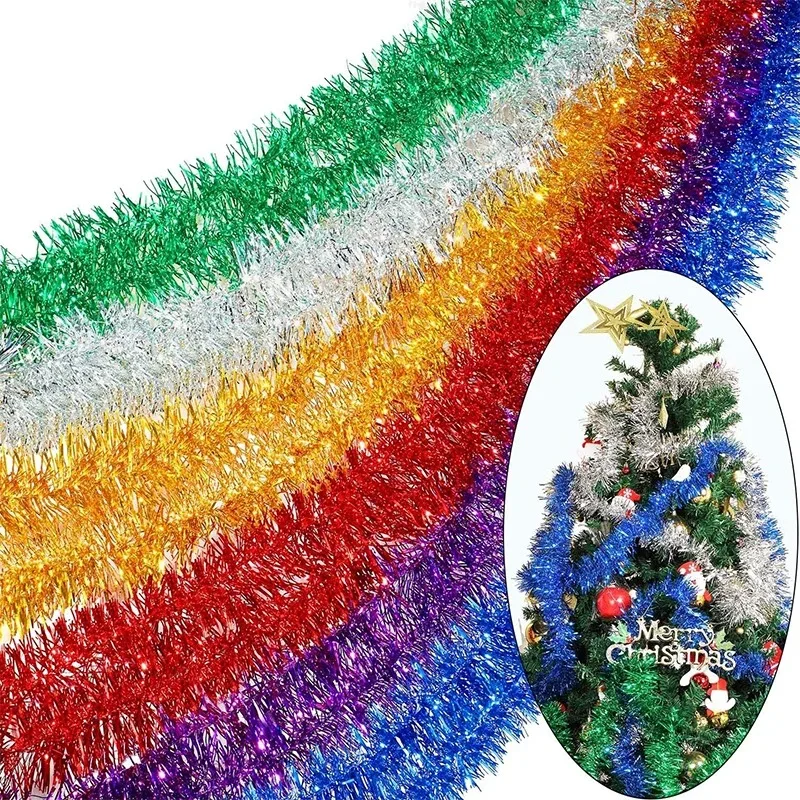 عيد الميلاد الديكور تألق شريط معدني ل هاواي زهرة إكليل ديكور غرفة المنزل DIY بها بنفسك في الهواء الطلق حديقة ديكور حفلات الزواج