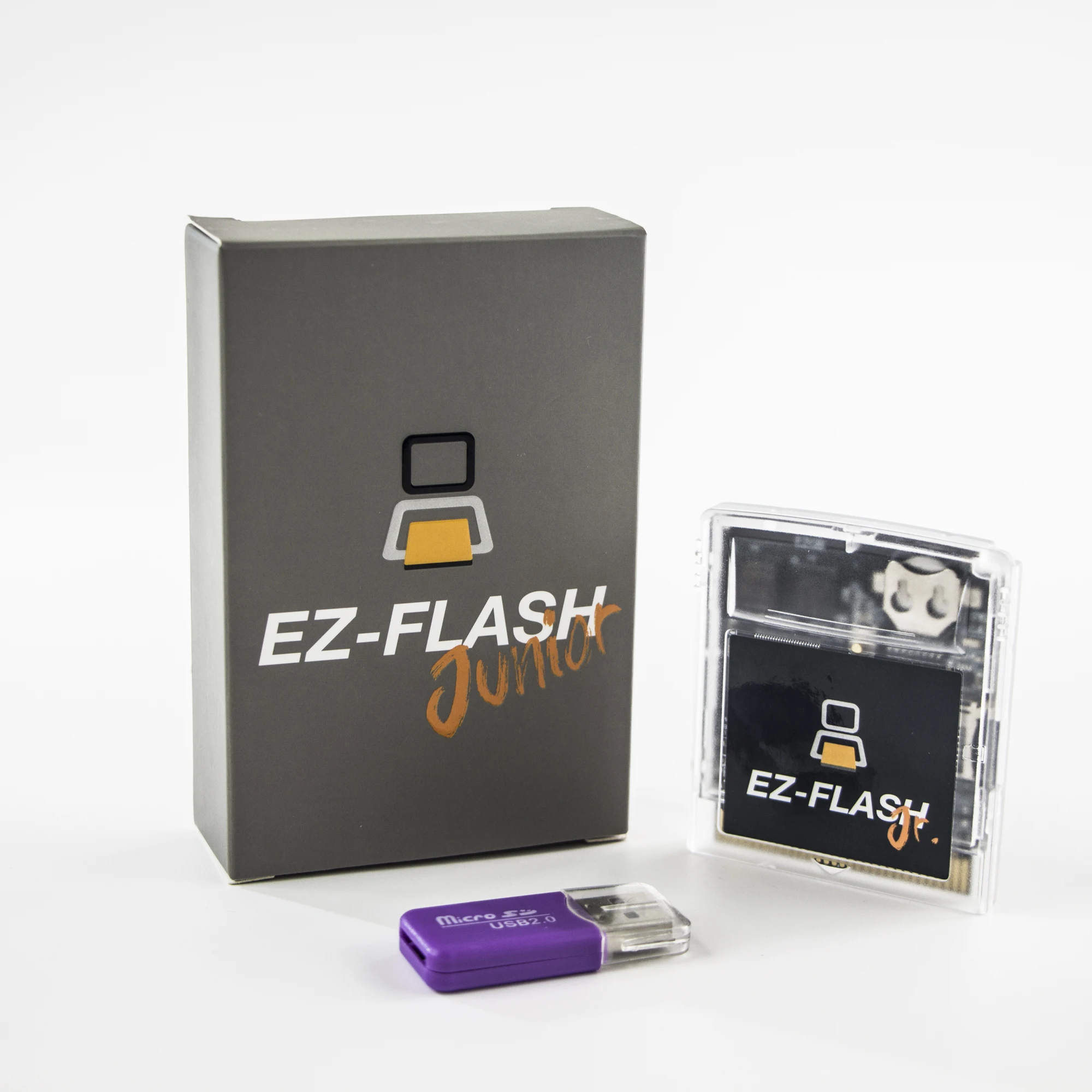 EZ FLASH Junior 2000 IN 1 Game Cassette for GB GBC Game Console EZJ EZ-FLASH with Real Time Clock Support 16GB Micro SD Card