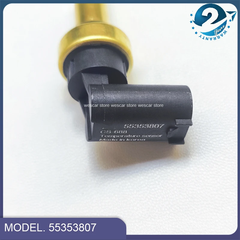 Commutateur de capteur de température de liquide de refroidissement d'eau, OEM #55353807 55591401, adapté pour Chevrolet Cruze, Sonic, Astra H, Meriva Family, BUICK encore, 10 pièces