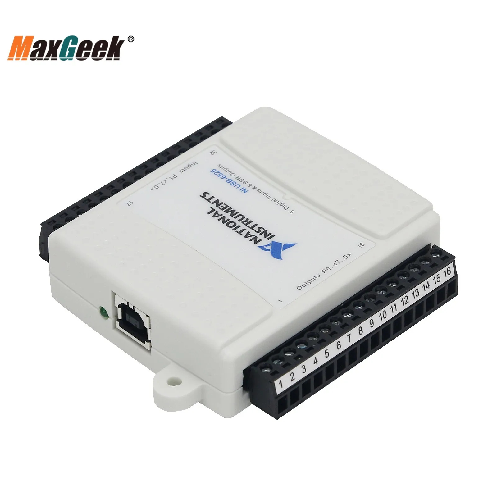 Maxgeek USB-6525 DAQ USB Data Acquisition Card 779640-01 Digital I/O 8 Digital Inputs & 8 SSR Outputs for NI