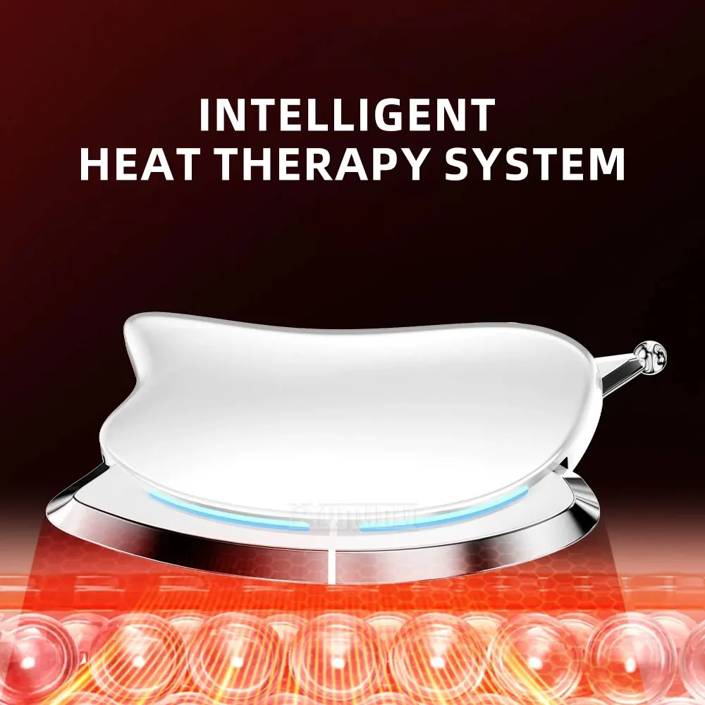 Microcurrent Hot Compress Vibration Massager Muscle Relaxation Artifact Acupoint Scraping Tendon Pulling Scraping