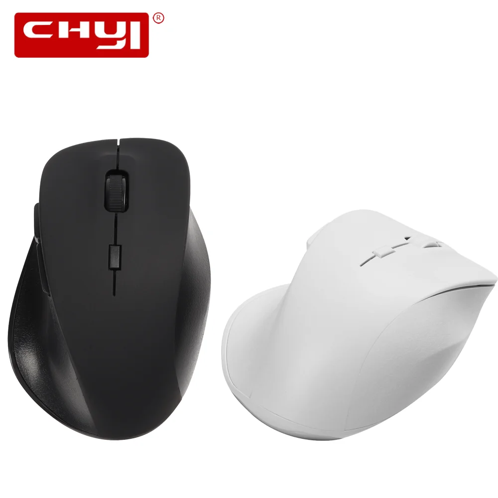 

CHYI Wireless Mouse 2.4Ghz USB Optical 1200DPI Computer Mause Lightweight Ergonomic Mute Button Mice for PC Laptop Computer Mac