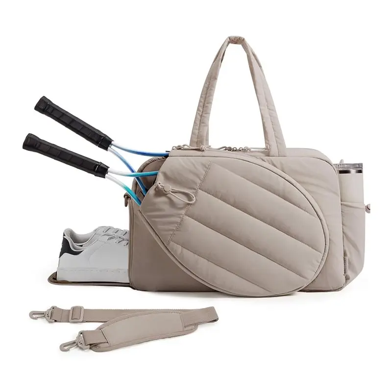 

NEW-Tennis Bag Badminton Rackets Bag Large Storage Outdoor Travel Sports Training Shoulder Bag Pickleball Paddle Handbag Carry B