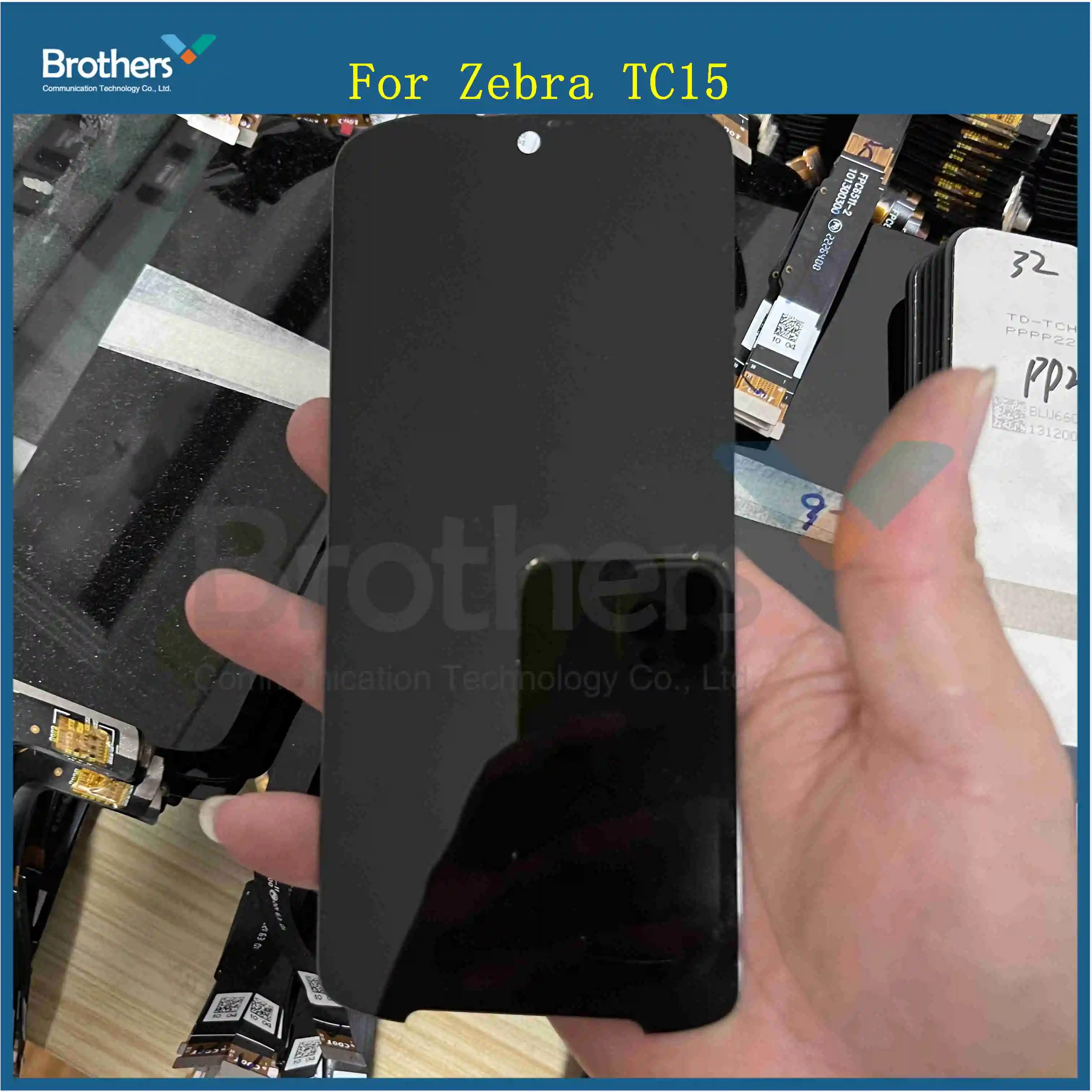 New For Zebra TC15 LCD Display With Touch Screen Digitizer Assembly Replacement