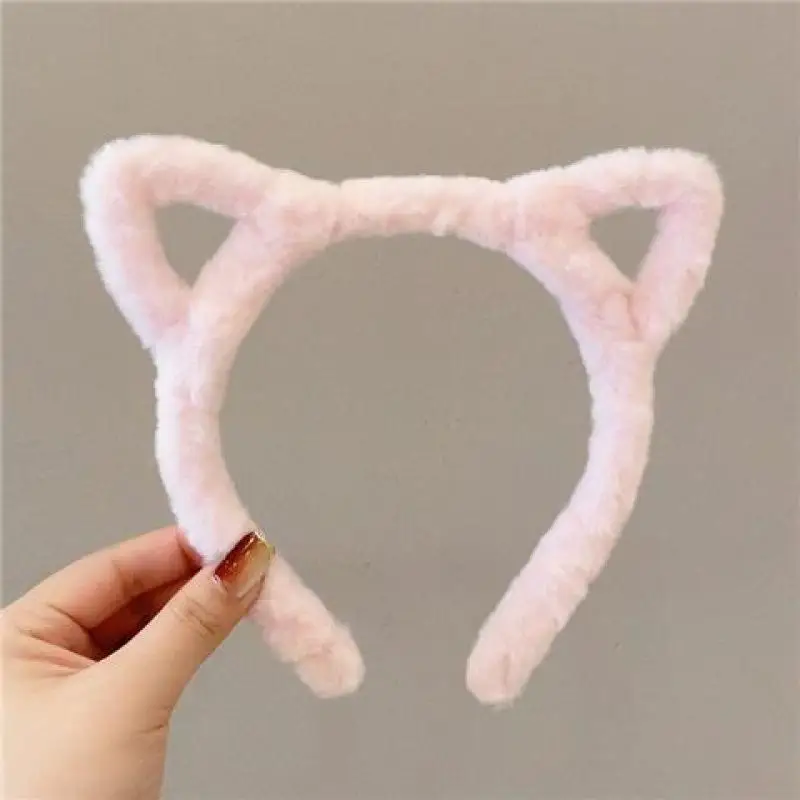 Nette Stirnband Katzenohren Geformt Haar Zubehör Weibliche Herbst Winter Plüsch Nette Haar Clip Stirnband Haar Zubehör Neue