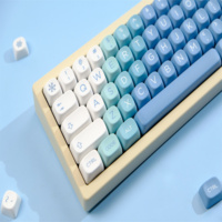 GMK Yeti Keycaps Set 126 Keys PBT Material MOA Profile for Cherry MX Switch 61/64/68/75/84/87/96/98/104/108 Mechanical Keyboard