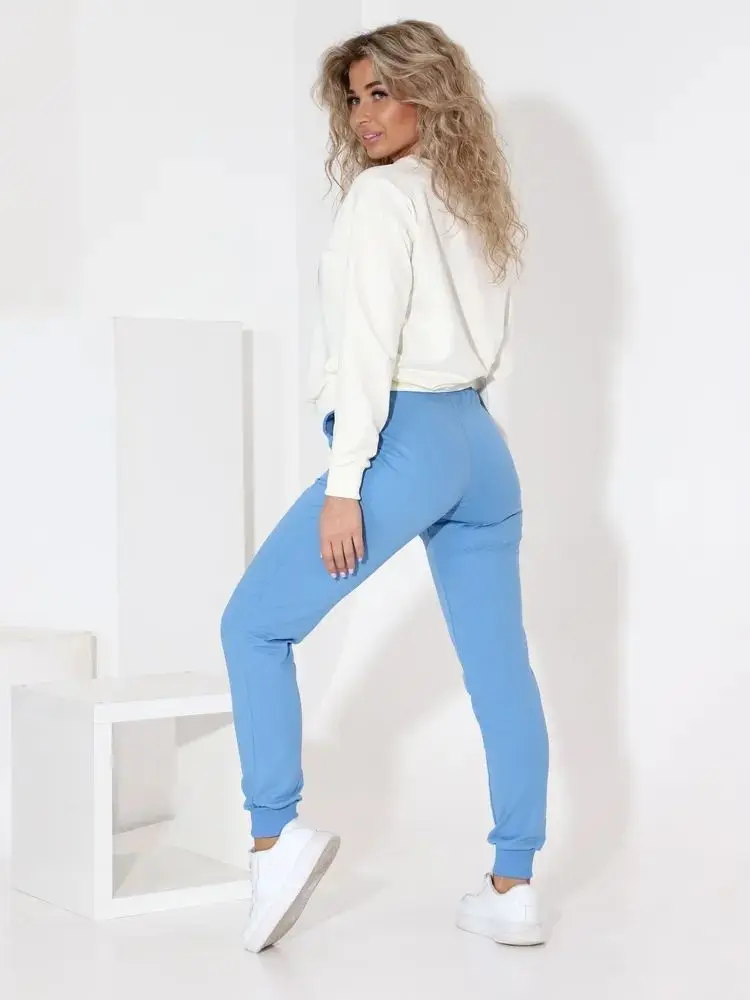 Grube polarowe miękkie bluzy Luźny dekolt O-neck Biały pulower Amerykański nadruk z literami Temperament Kobiety Dziewczyna Casual Top Jesień Zima