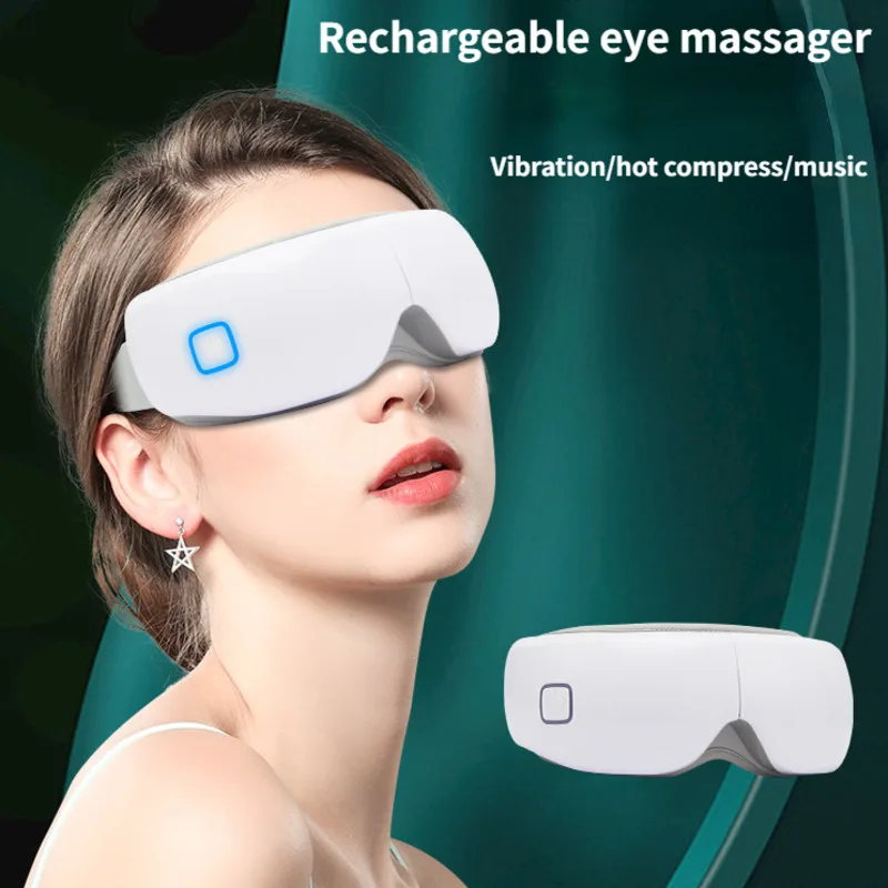 3D Elektrische Auge Massager Augenringe Anti Falten Auge Massage Gerät EMS Micro Strom Puls Heiße Kompresse Auge Schönheit Werkzeug