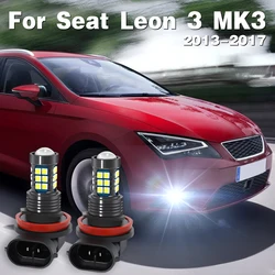 LED Front Fog Lamp Car Light For Seat Leon 3 MK3 2013 2014 2015 2016 2017 Accessories