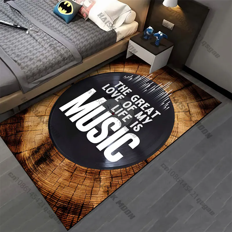 Passion dedication connection through music carpet Yoga living room room decor children's crawling mat doormat area rug