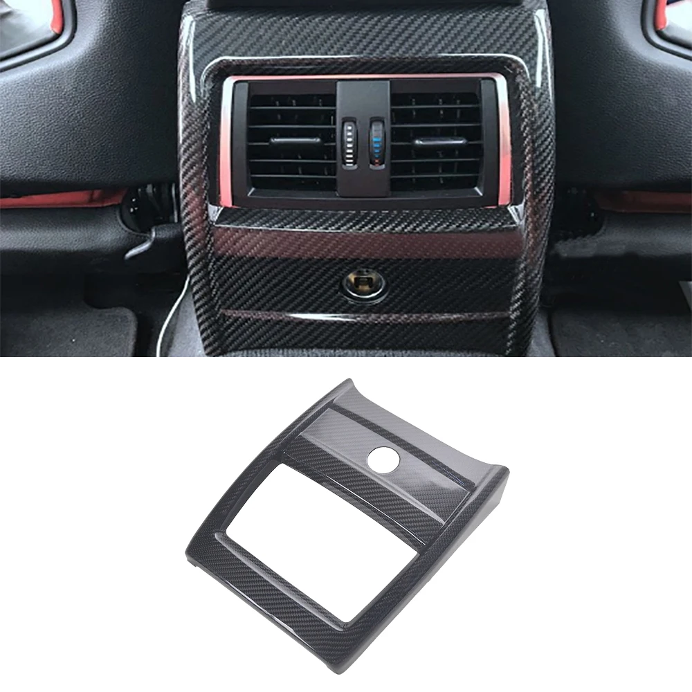 For BMW F30 F31 F35 F80 F32 F33 F36 F82 Real Carbon Fiber Rear Air Conditioner Outlet Panel Trim 2014-2019