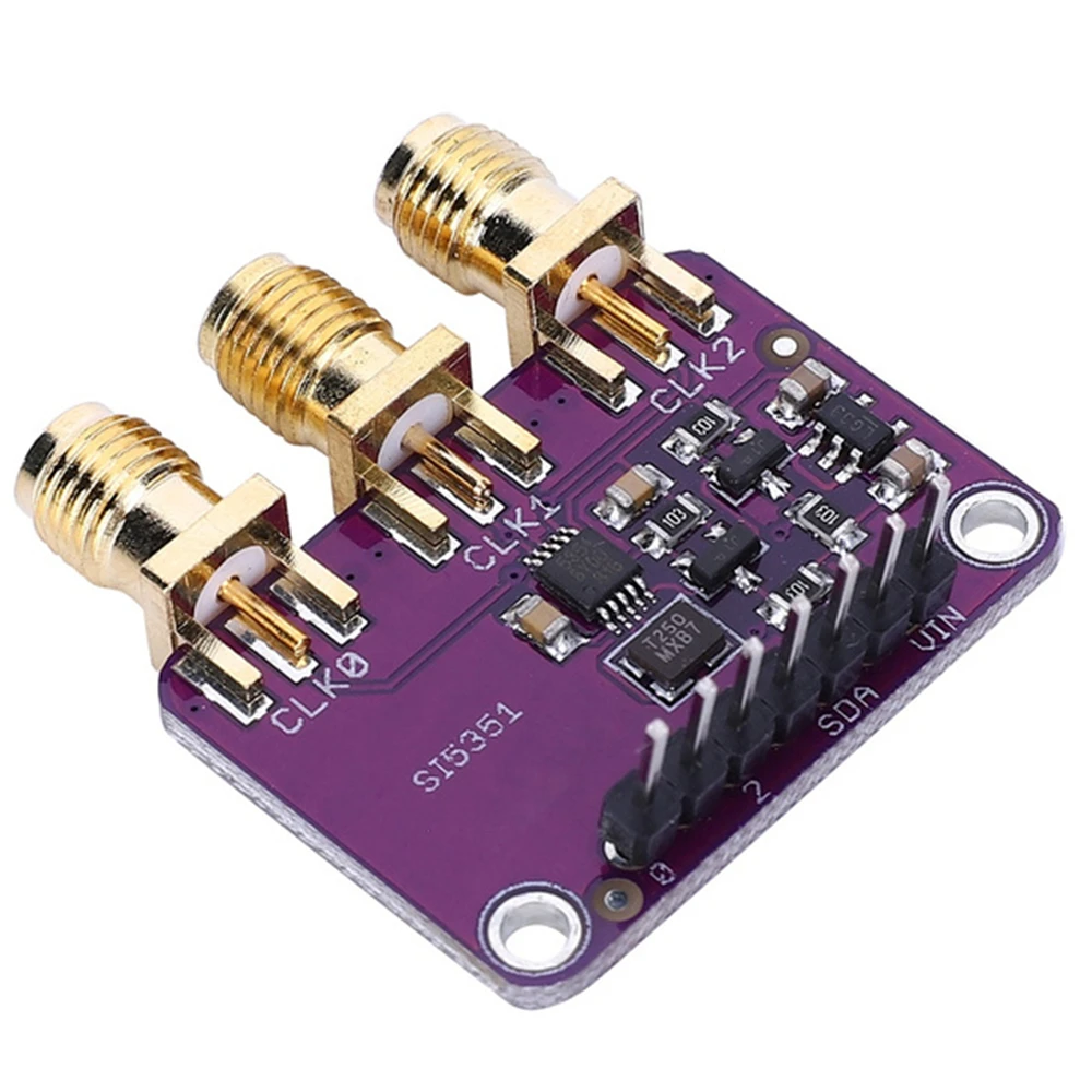 Electronics Durable 8KHz-160MHz Si5351 I2C Clock Si5351A Clock Generator Signal Generator Board Module