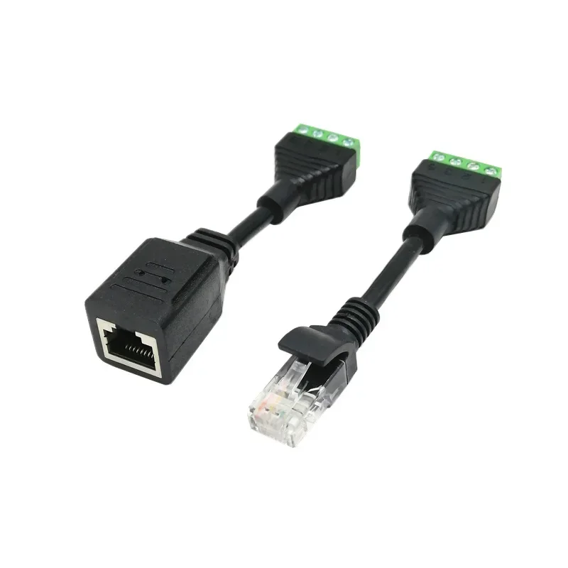 

Клеммная колодка RJ45 на 4 контакта, гнездовая Клеммная колодка RJ45, блочная колодка со стразами, без давления, прозрачная насадка на сетку