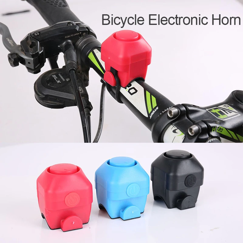 Bicycle Electronic Loud Horn 130 Db MTB Bike Safety Warning Alarm Cycling Handlebar Bell Ring Riding Ring Bell Accessorie