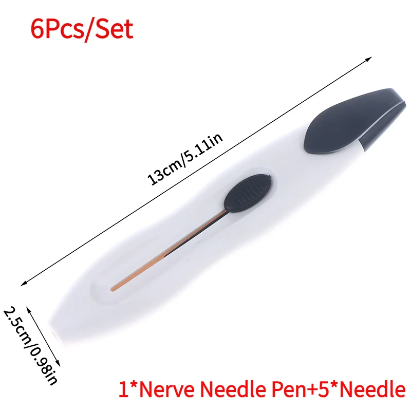 *6Pcs/Set 10g Nylon Diabetic Monofilament Sensory Tester Skin Foot Nerve Needle Pen Endocrinological Neurological Diagnostic Pe