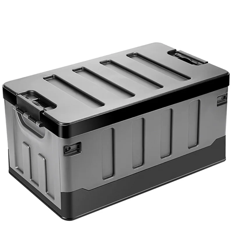 Große Wasserdichte Aufbewahrungsbox für Camping - Faltbarer Outdoor-Behälter, Kofferraum-Organizer, Tragbare Campingausrüstung & Reisetasche