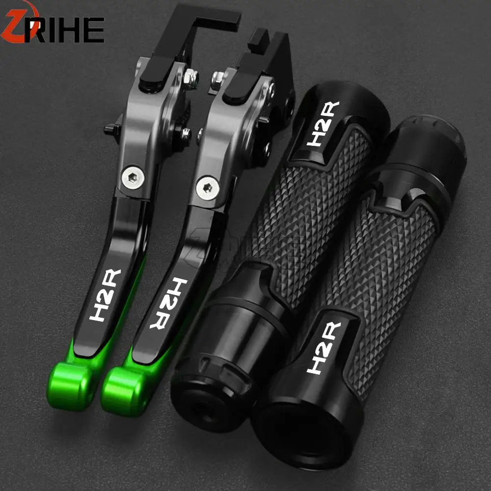 

Motorcycle CNC Aluminum FOR Kawasaki H2R H2 H 2 R 2015 2016 Accessories Brake Clutch Levers Handlebar Hand Grips Extendable H2 R