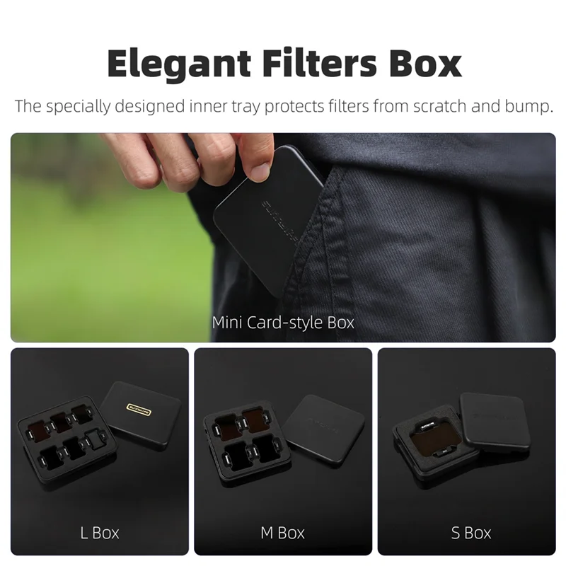 ABDE-SUNNYLIFE para dji avata 2 kit de filtro nd filtro mcuv 6 peças filtro ultraleve para dji avata 2 acessórios