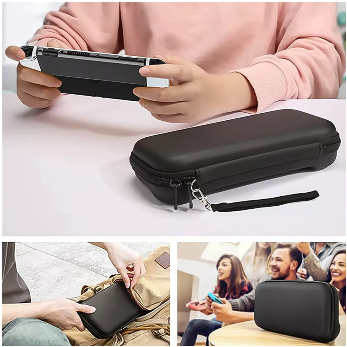Switch Accessories Storage Box Protective Case For Switch OLED Game Consoles Portable Protector Shell Carry Bag For Travel