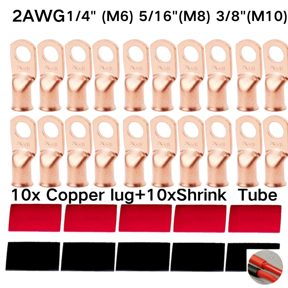 20Pcs Copper Termin…