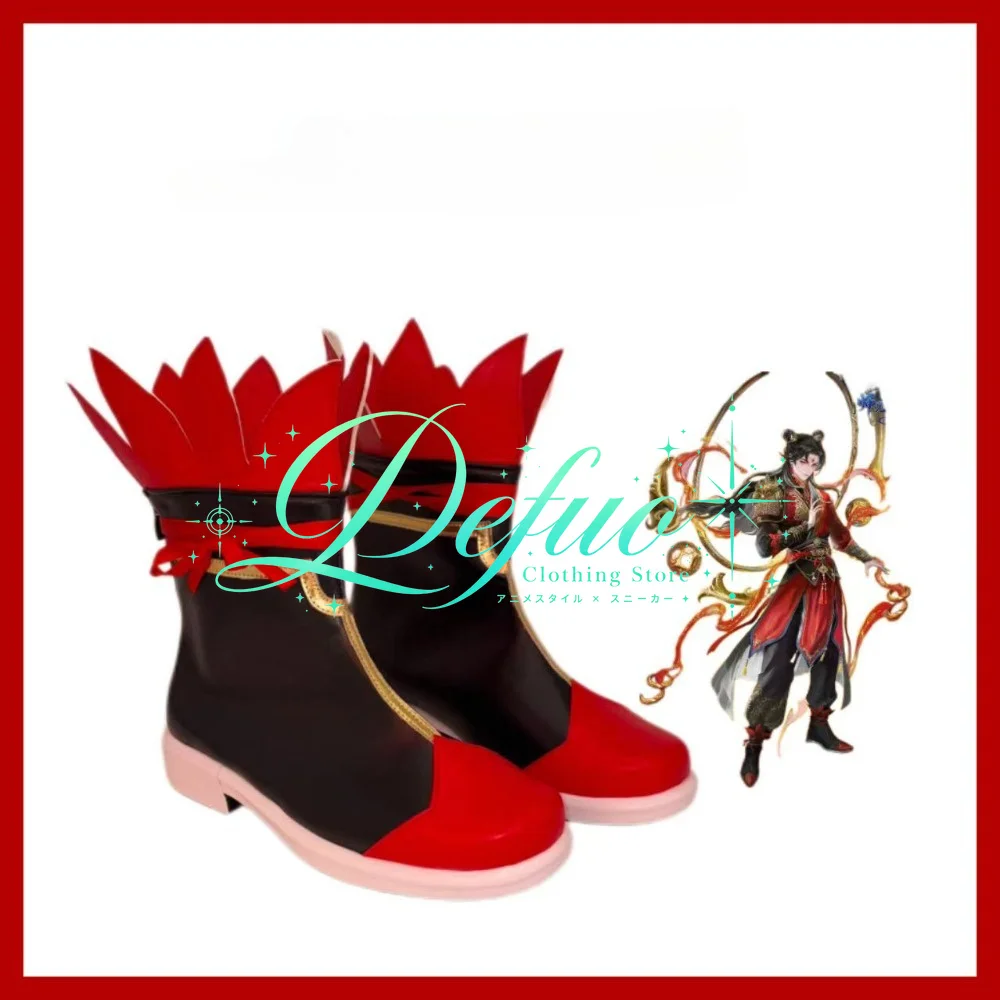 my-senior-brother-nezha-youth-cosplay-boots-character-footwear-fantasy-style-for-convention-stage-performance