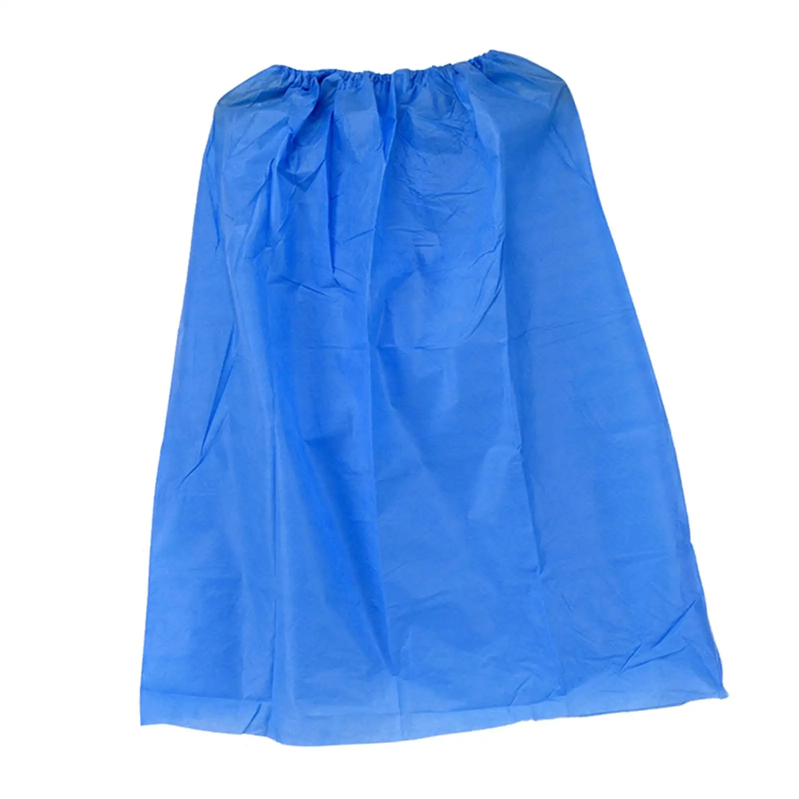 

10x Disposable Bath Skirt Bath Wrap Bathrobe Robes for Spa Sweat Steaming with Adjustable Closure Blue