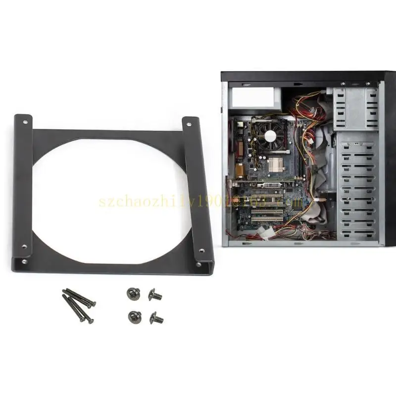 62 -Lüfterhalterung für 12 Lüftermontagehalter 15 mm Höhe erhöhte Hülle interner Lüfter für PC Chassis Cooling Lüfter 1PC