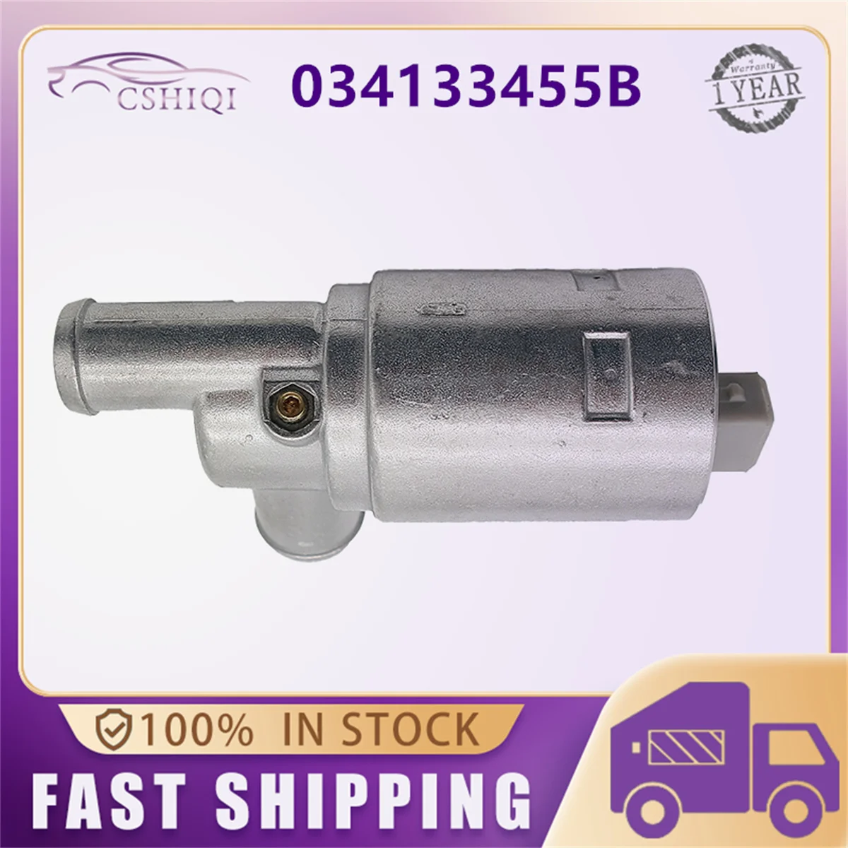 034133455B For VW Corrado Golf Passat Vento Audi 100 200 80 90 A6 Cabriolet Coupe Quattro 1.8 2.0 2.2 2.3 Idle Air Control Valve