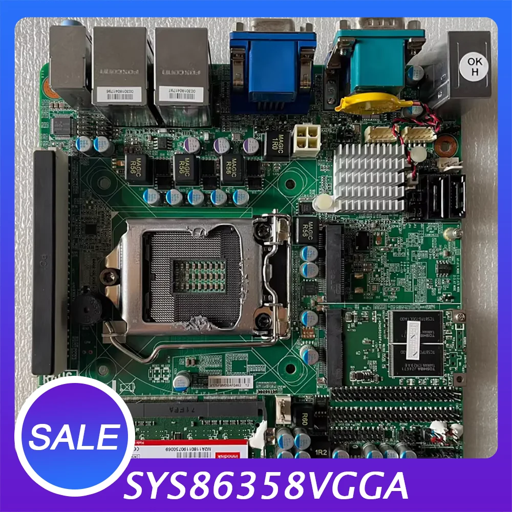 For Axiomtek Dual port industrial motherboard SYS86358VGGA